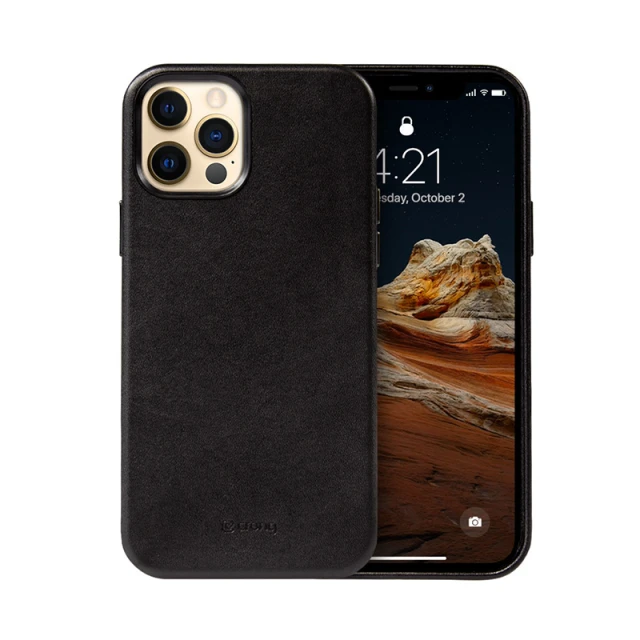 Чохол Crong Essential Cover Magnetic для iPhone 12 Pro Max Black (CRG-ESSM-IP1267-BLK)