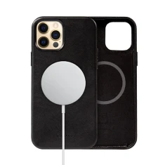 Чохол Crong Essential Cover Magnetic для iPhone 12 Pro Max Black (CRG-ESSM-IP1267-BLK)