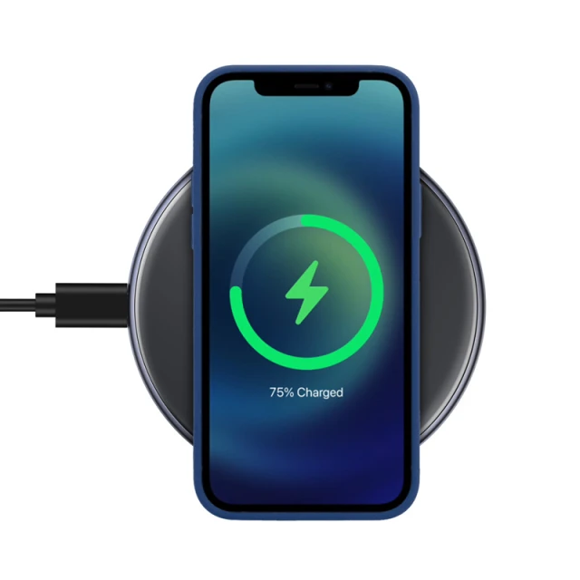 Бездротова зарядка Crong PowerSpot Fast Wireless Charger 15W Black (CRG-PS15W-BLK)