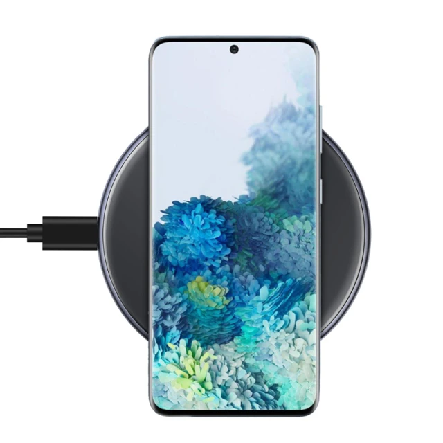 Бездротова зарядка Crong PowerSpot Fast Wireless Charger 15W Black (CRG-PS15W-BLK)