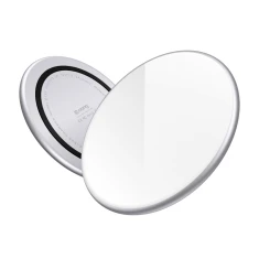 Бездротова зарядка Crong PowerSpot Fast Wireless Charger Qi 15W USB-C White (CRG-PS15W-WHI)