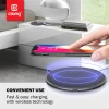 Бездротова зарядка Crong PowerSpot Fast Wireless Charger Qi 15W USB-C White (CRG-PS15W-WHI)
