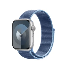 Ремешок Crong Nylon для Apple Watch Series 11/10 42 mm | Series 9/8/7 41 mm | 6/5/SE 40 mm | 3/2/1 38 mm Blue (CRG-40NLB-OBL)