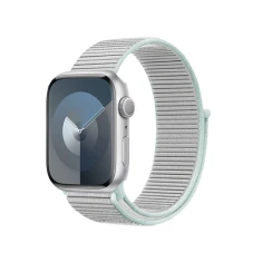 Ремешок Crong Nylon для Apple Watch Series 11/10 42 mm | Series 9/8/7 41 mm | 6/5/SE 40 mm | 3/2/1 38 mm Grey (CRG-40NLB-PGR)