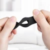 Чохол Crong Silicone Case with Key Ring для Apple AirTag 1 / 2 Black (CRG-ATS-BLK)