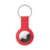 Чохол Crong Silicone Case with Key Ring для Apple AirTag 1/2 Red (CRG-ATS-RED)