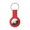 Чохол Crong Silicone Case with Key Ring для Apple AirTag 1/2 Red (CRG-ATS-RED)