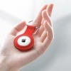Чохол Crong Silicone Case with Key Ring для Apple AirTag 1/2 Red (CRG-ATS-RED)