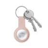 Чохол Crong Silicone Case with Key Ring для Apple AirTag 1 / 2 Pink (CRG-ATS-PNK)
