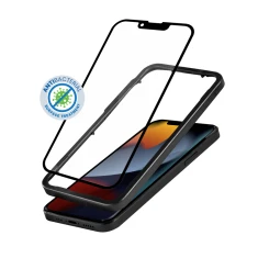 Захисне скло Crong Anti-Bacterial 3D Armour Glass для iPhone 14 Plus / iPhone 13 Pro Max Clear (CRG-AB3DAG-IP13PM)