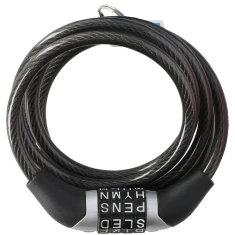 Велозамок кодовий Dunlop Black (8711252029221)