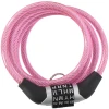 Замок велосипедный Dunlop с кодом Pink (8711252029221PINK)