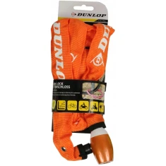 Замок велосипедный Dunlop 120cm Orange (8711252416984ORANGE)