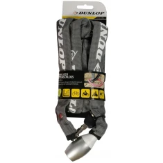 Велосипедный замок Dunlop цепь 120 см Gray (8711252416984)