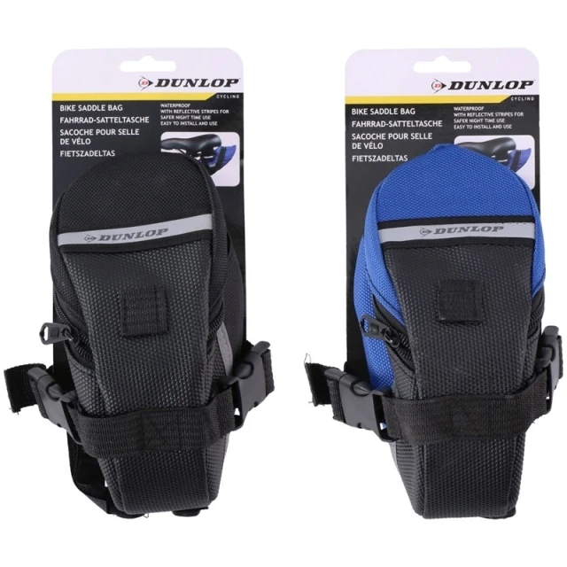 Сумка велосипедна підсідельна Dunlop Black (8711252027265)
