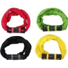 Замок велосипедний Dunlop ланцюг кодовий Green (8711252075594GREEN)