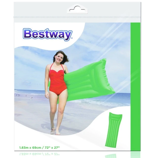 Матрац надувной пляжный Bestway 183x69 см Green (6942138940480GREEN)