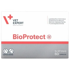 Кормова добавка для собак і котів VetExpert BioProtect 60 капсул (5907752658440)