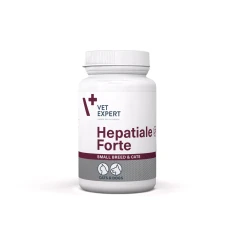 Кормова добавка для котів та собак дрібних порід VetExpert Hepatiale Forte Small Breed & Cats 40 капсул (5907752658884)
