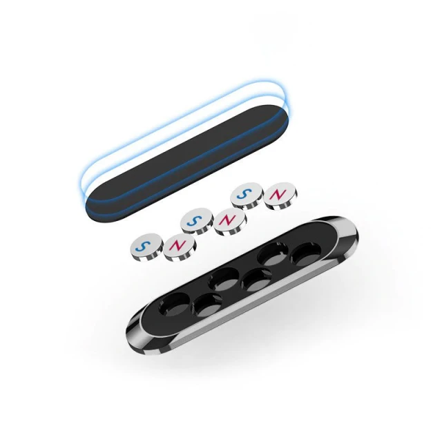 Автотримач Wozinsky Magnetic Dashboard Mount Adhesive Black (WMH-01)