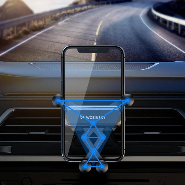 Автотримач Wozinsky Gravity Car Mount Phone Holder Black (WCH-05)