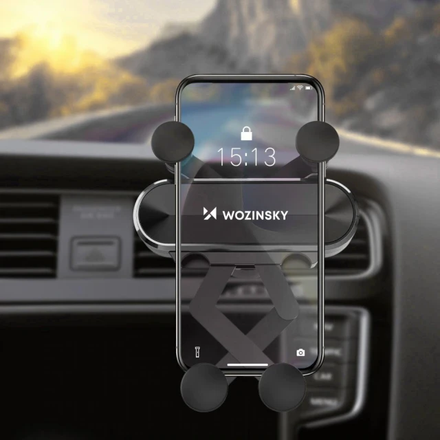 Автотримач Wozinsky Gravity Car Mount Phone Holder Black (WCH-05)