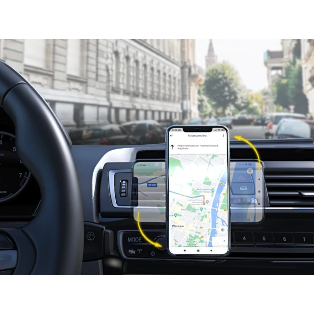 Автотримач Wozinsky Universal Magnetic Car Mount Black (WMH-03)