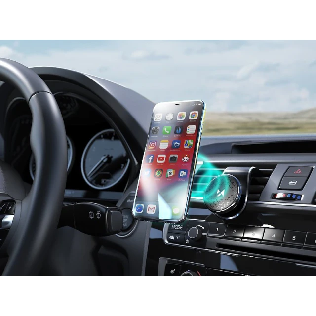Автотримач Wozinsky Universal Magnetic Car Mount Black (WMH-03)