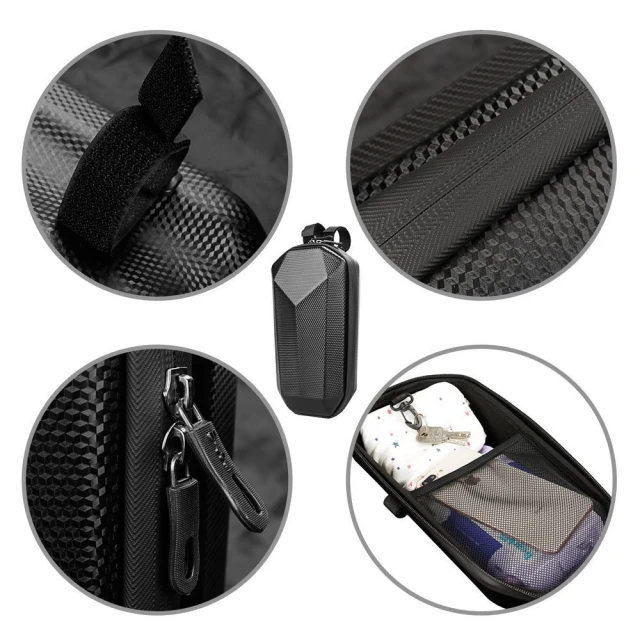 Сумка на кермо для самокату Wozinsky Waterproof Electric Scooter Handlebar Bag Black (WSB2BK)