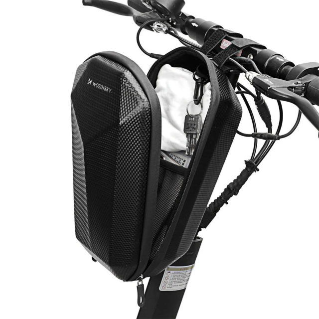 Сумка на кермо для самокату Wozinsky Waterproof Electric Scooter Handlebar Bag Black (WSB2BK)
