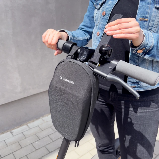 Сумка на руль для самоката Wozinsky Waterproof Electric Scooter Bag Black (WSB1BK)