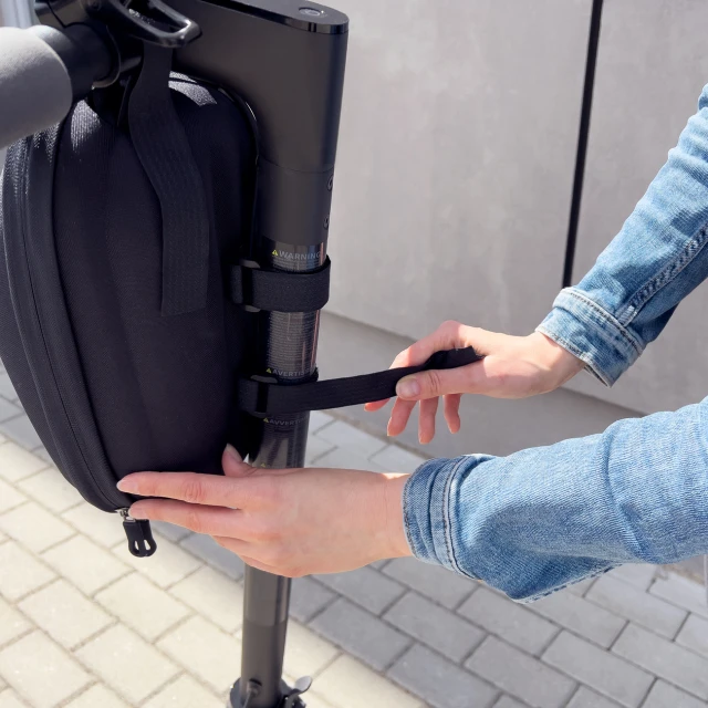 Сумка на руль для самоката Wozinsky Waterproof Electric Scooter Bag Black (WSB1BK)