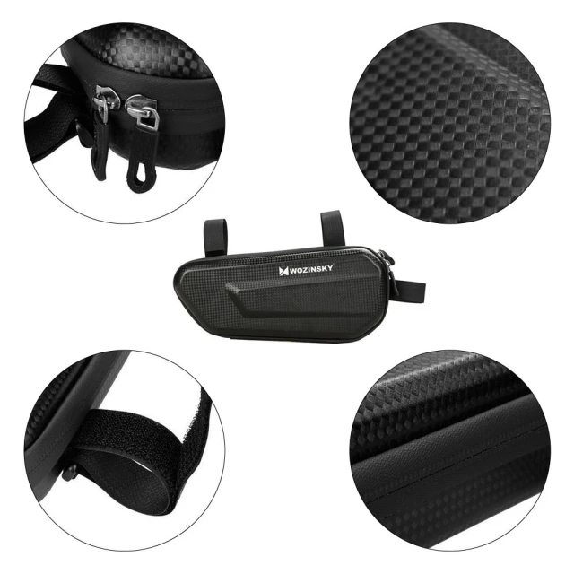 Сумка для велосипеда на раму Wozinsky Bike Pannier Bag 1.5L Black (WBB10BK)