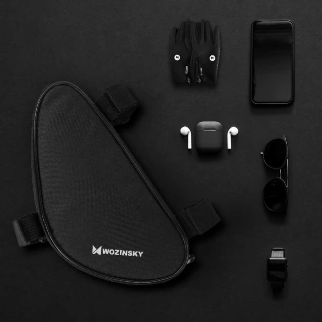 Сумка для велосипеда на раму Wozinsky Bike Frame Bag 1.5L Black (WBB11BK)