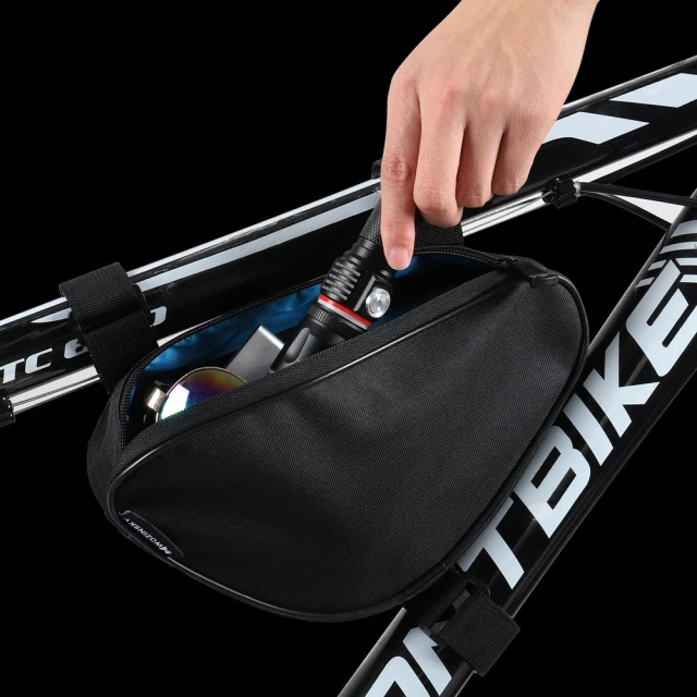 Сумка для велосипеда на раму Wozinsky Bike Frame Bag 1.5L Black (WBB11BK)