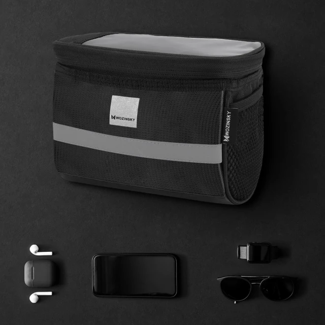 Сумка для велосипеда на кермо Wozinsky Bike Handlebar Bag 2L Black (WBB12BK)