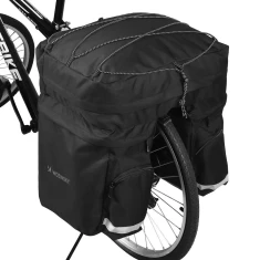 Сумка для велосипеда на багажник Wozinsky Travel Waterproof Bag 60L with Rain Cover Black (WBB13BK)