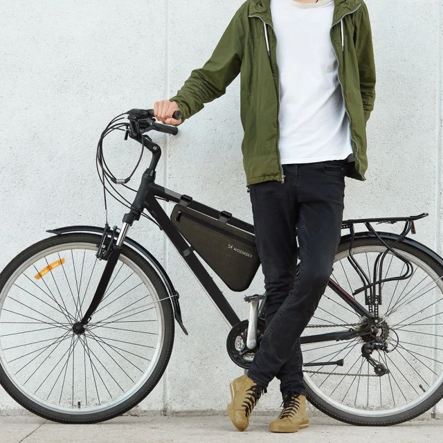 Сумка для велосипеда на раму Wozinsky Frame Bike Bag 5L Grey (WBB15BK)