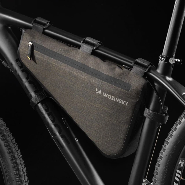 Сумка для велосипеда на раму Wozinsky Frame Bike Bag 5L Grey (WBB15BK)