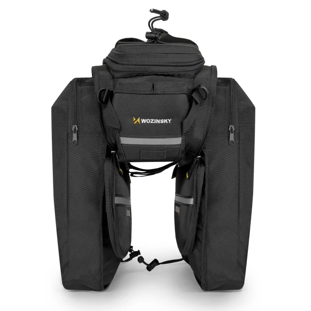 Сумка для велосипеда на багажник Wozinsky Rear Trunk Bag 5L with Rain Cover Black (WBB19BK)