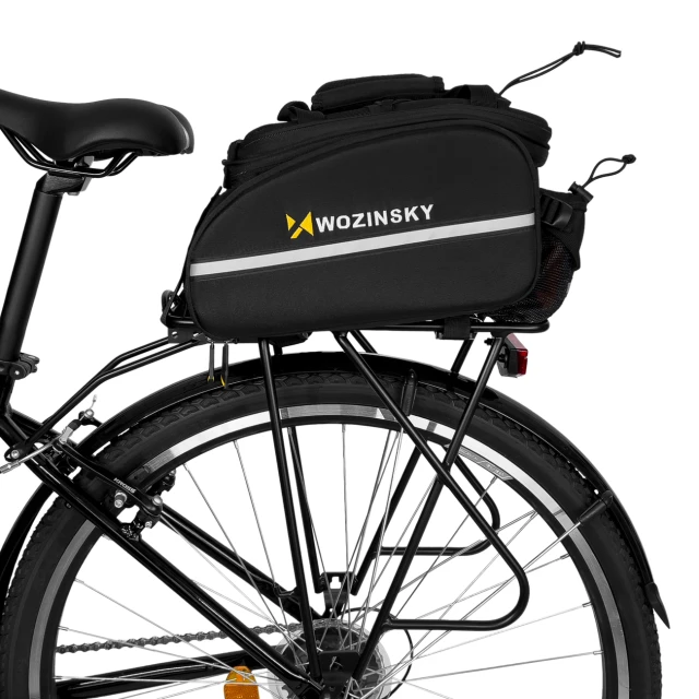 Сумка для велосипеда на багажник Wozinsky Rear Trunk Bag 5L with Rain Cover Black (WBB19BK)