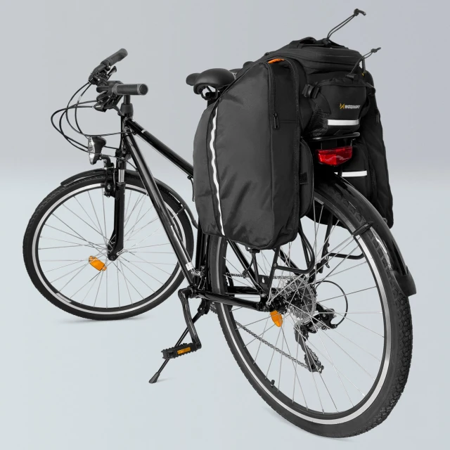 Сумка для велосипеда на багажник Wozinsky Rear Trunk Bag 5L with Rain Cover Black (WBB19BK)
