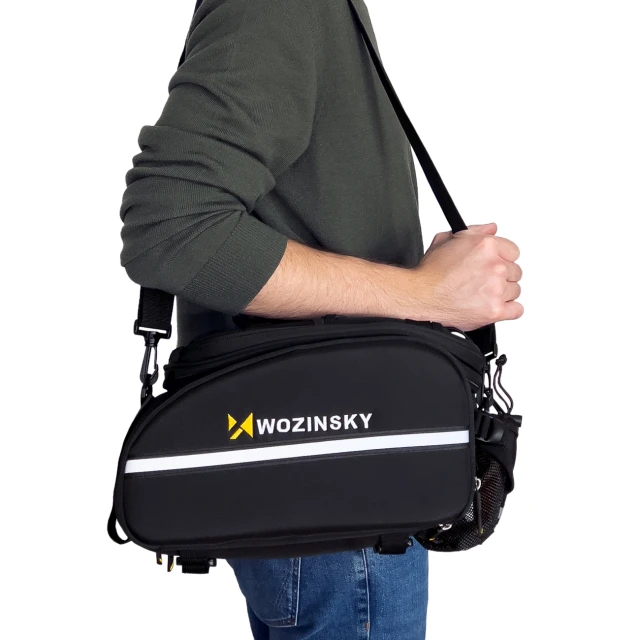 Сумка для велосипеда на багажник Wozinsky Rear Trunk Bag 5L with Rain Cover Black (WBB19BK)