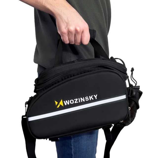 Сумка для велосипеда на багажник Wozinsky Rear Trunk Bag 5L with Rain Cover Black (WBB19BK)