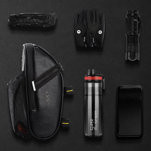 Сумка для велосипеда під сідло Wozinsky Bike Saddle Bag 1.5L Black (WBB20BK)