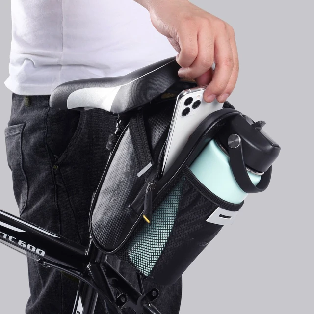 Сумка для велосипеда під сідло Wozinsky Bike Saddle Bag 1.5L Black (WBB20BK)