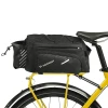 Сумка для велосипеда на багажник Wozinsky Bike Carrier Bag with Rain Cover 9L Black (WBB22BK)