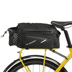 Сумка для велосипеда на багажник Wozinsky Bike Carrier Bag with Rain Cover 9L Black (WBB22BK)