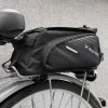 Сумка для велосипеда на багажник Wozinsky Bike Carrier Bag with Rain Cover 9L Black (WBB22BK)