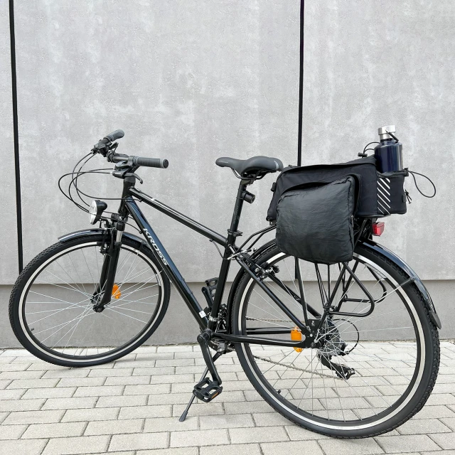 Сумка для велосипеда на багажник Wozinsky Bike Carrier Bag with Rain Cover 9L Black (WBB22BK)